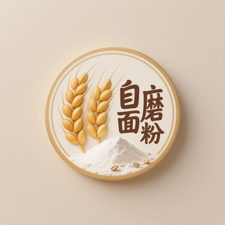 农家人自磨面粉