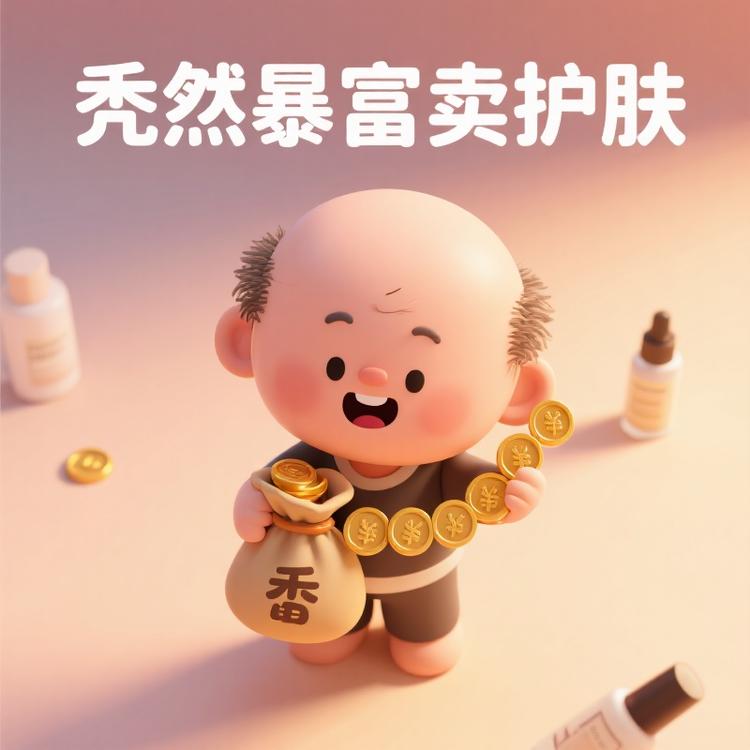 秃然暴富卖护肤