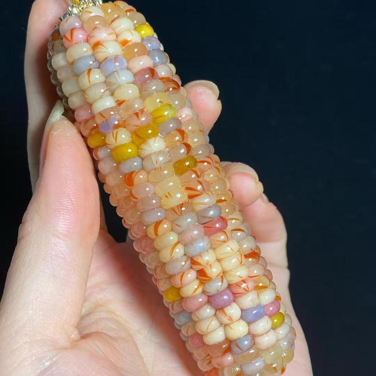 亿圆玉米手把件