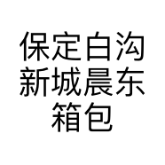 保定白沟新城晨东箱包厂的小店