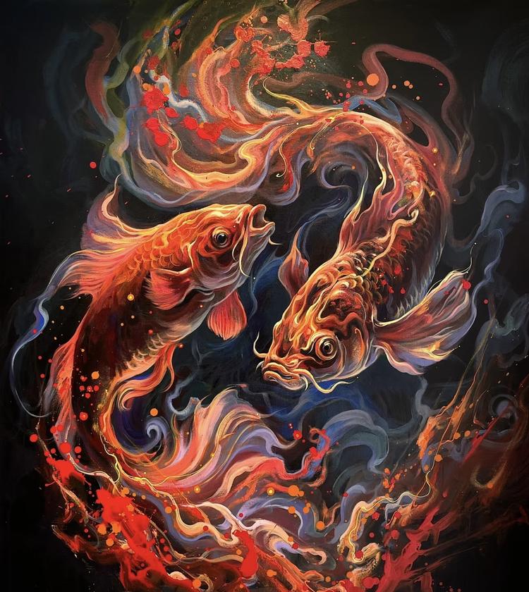 鱼悦蝴蝶鲤