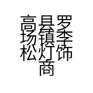 高县罗场镇李松灯饰商行的小店