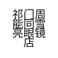 祁门周能同雪亮眼镜店的小店