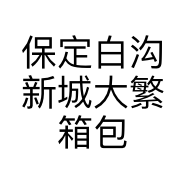保定白沟新城大繁箱包厂的小店