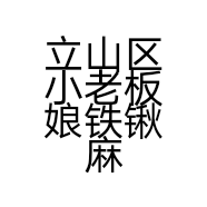 立山区小老板娘铁锹麻屋饭店的小店